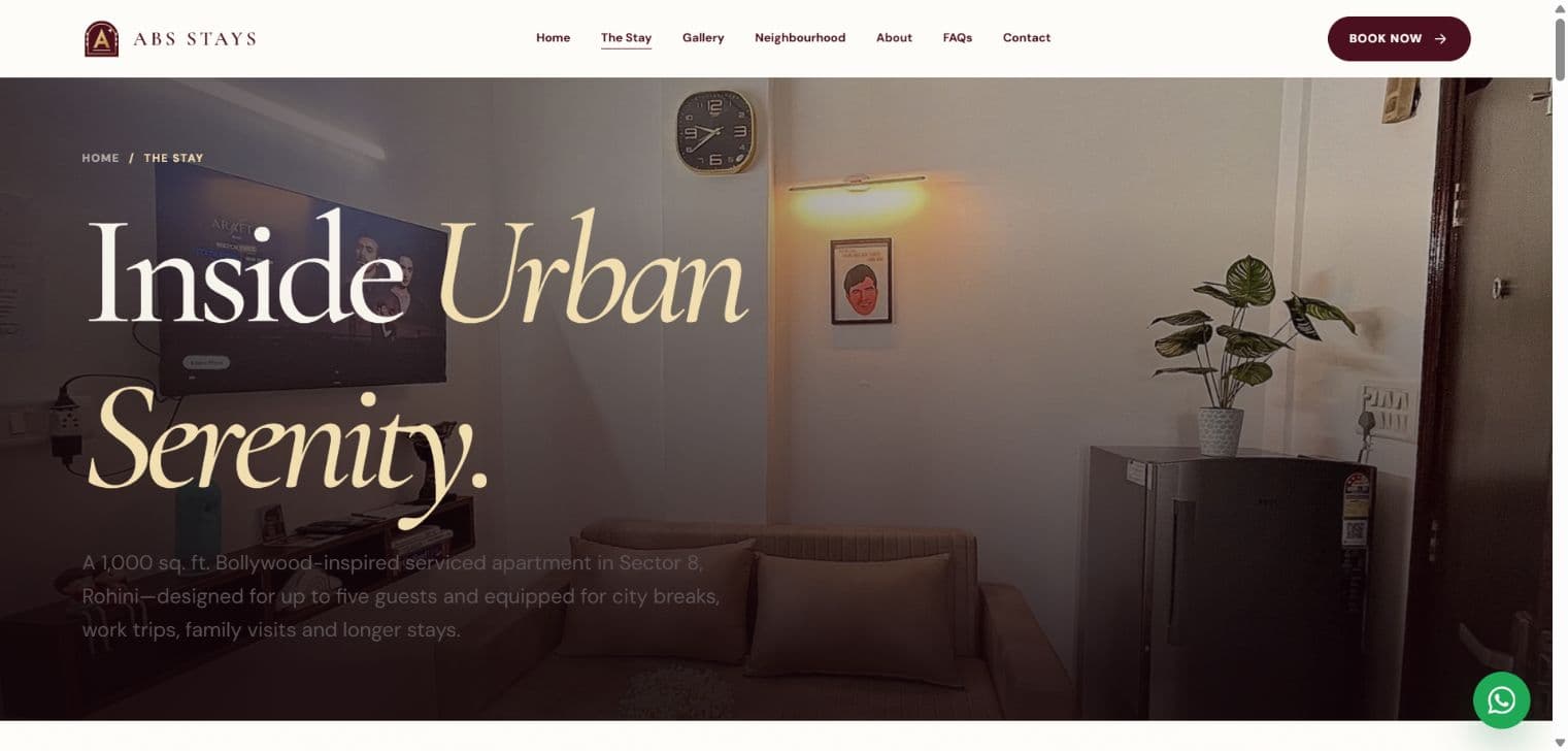 The accommodation experience