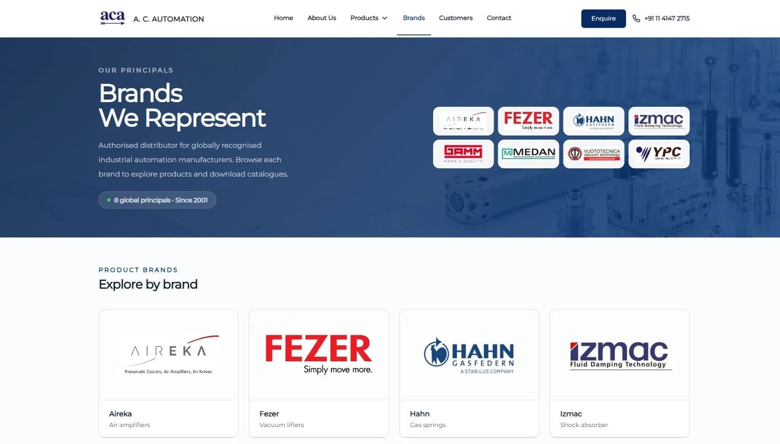Explore the manufacturers
