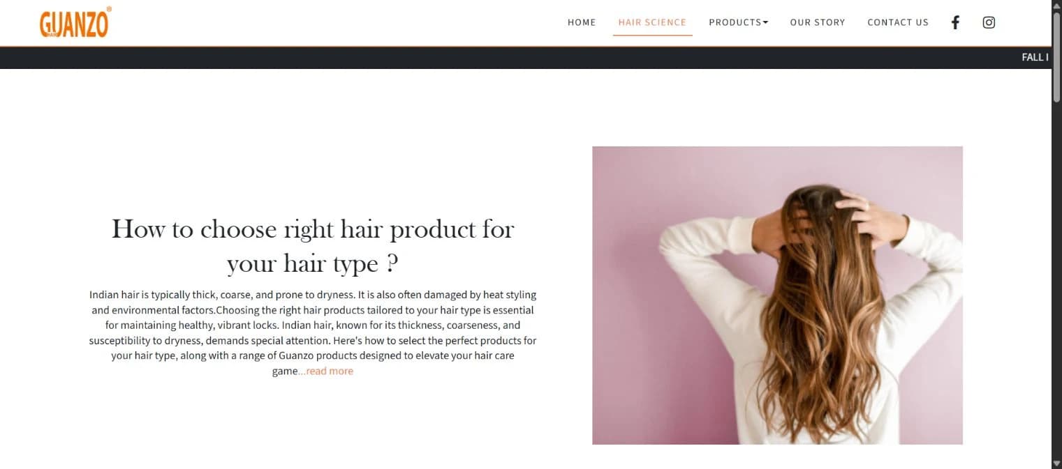 Hair science — the educational page