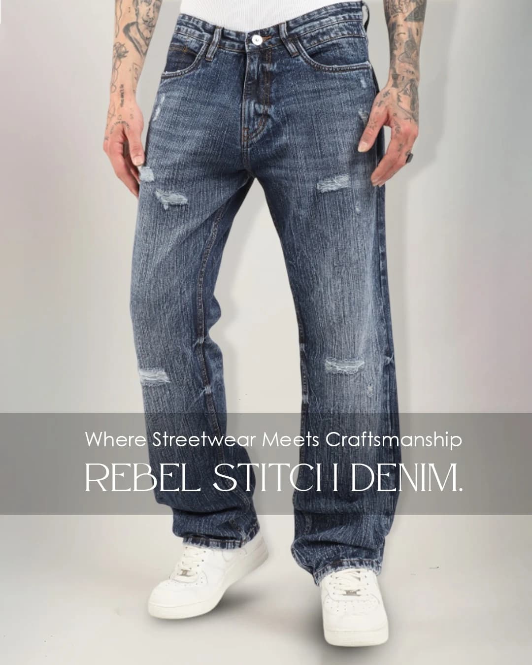 Jimmy Luxury Rebel Stitch denim campaign from Instagram