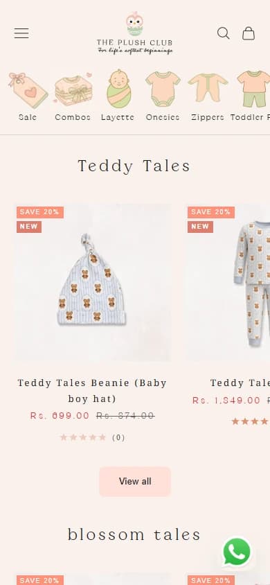 Teddy Tales · mobile collection row
