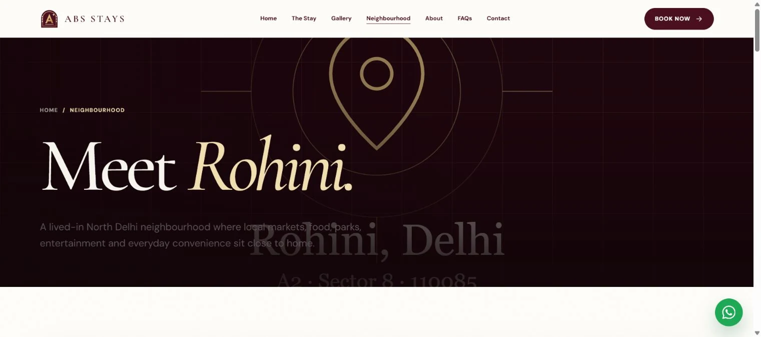 Rohini — the neighbourhood introduction