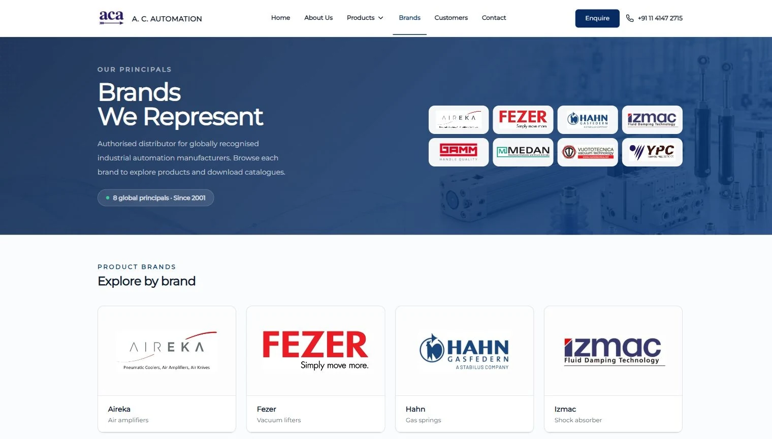Explore the manufacturers