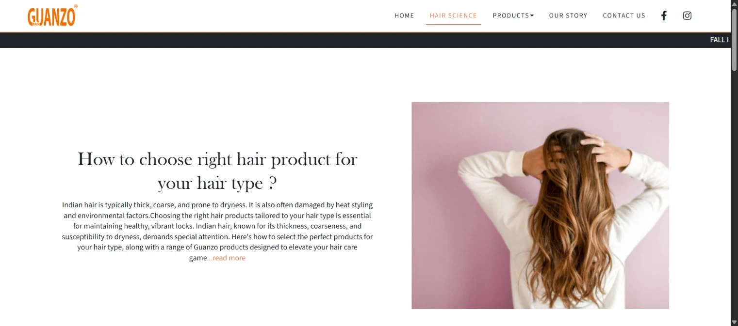 Hair science — the educational page