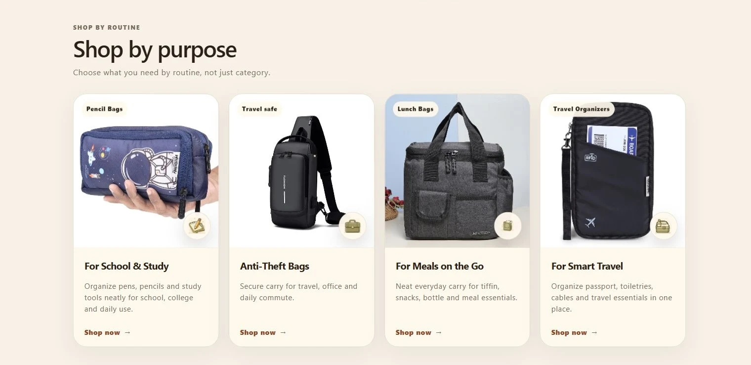 Preview — shopping by purpose